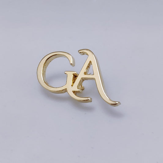 GA Double Initial Lapel Pin