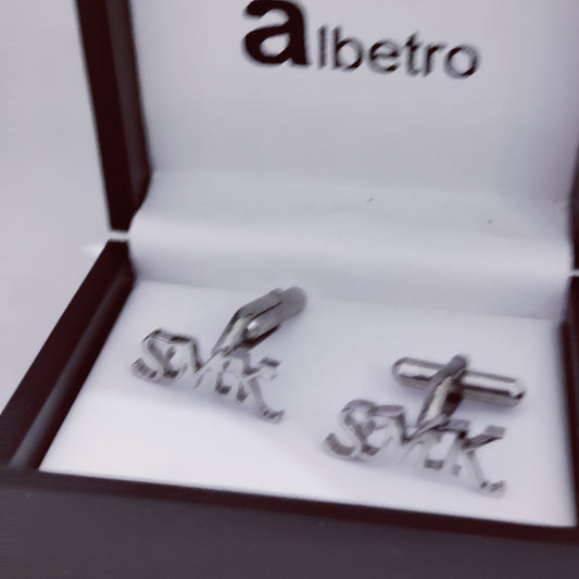 SMK Triple Initials Cufflinks