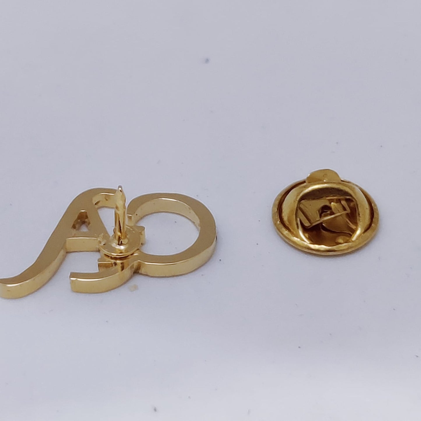 GA Double Initial Lapel Pin