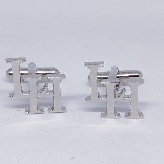 LH Double Initial Cufflinks
