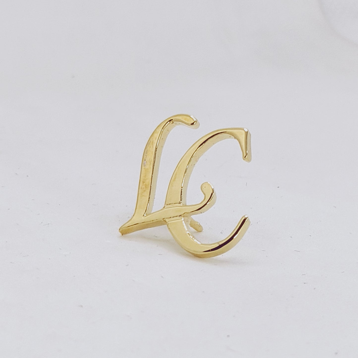 LC Double Initial Lapel Pin