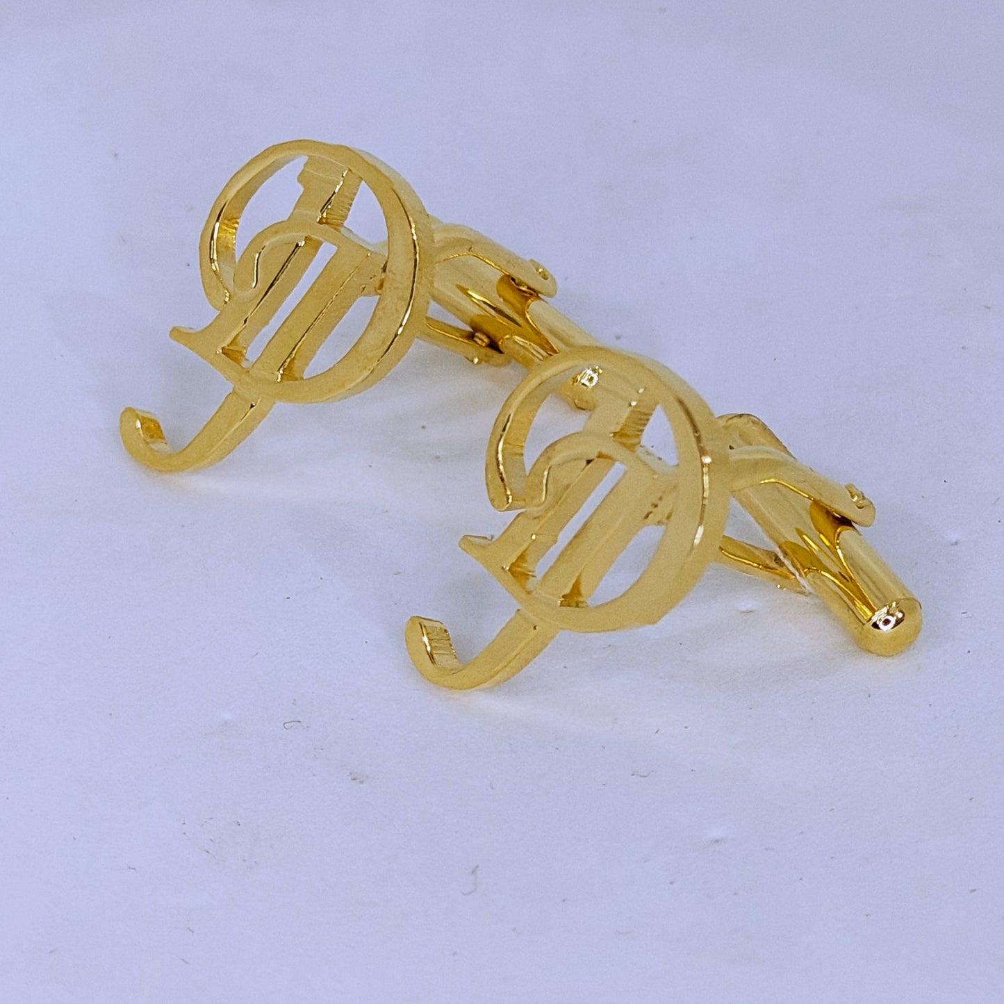 DJ Double Initial Cufflinks