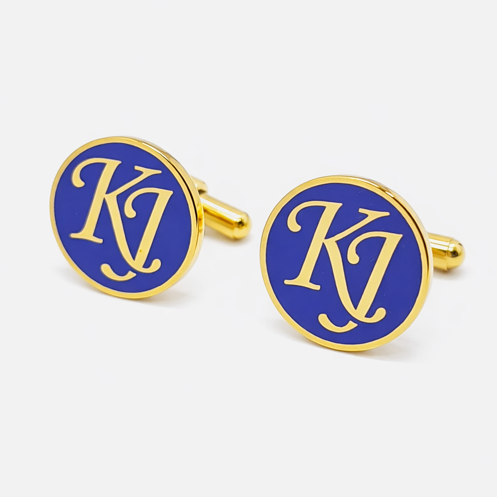 KJ Initial Monogram Cufflinks