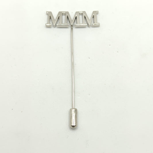 MMM Triple Initial Lapel Pin