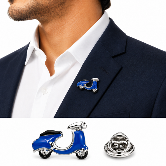 Retro Scooter Lapel Pin