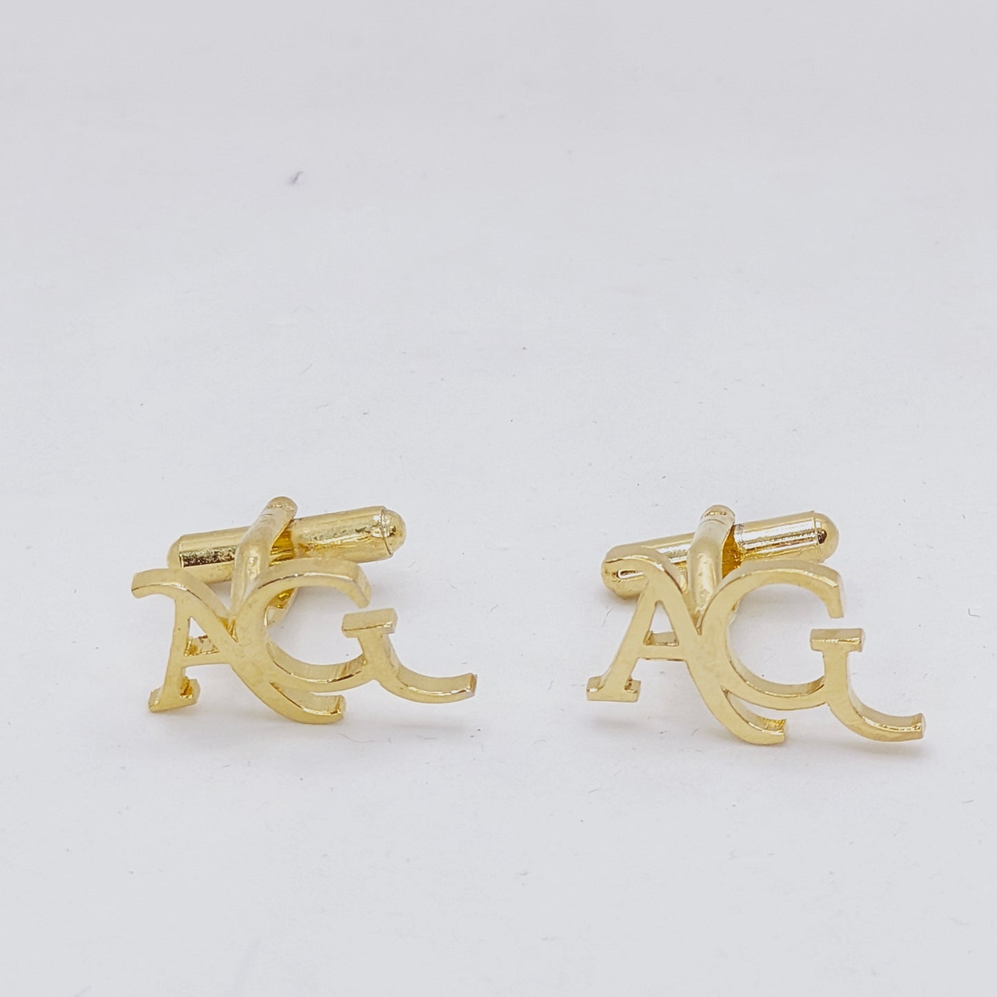 AG Double Initial Cufflinks