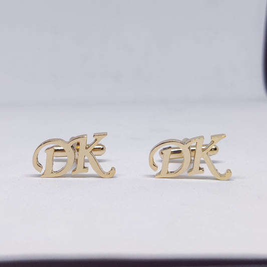 DK Double Initial Cufflinks