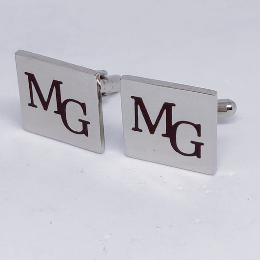 MG Engraved Cufflinks