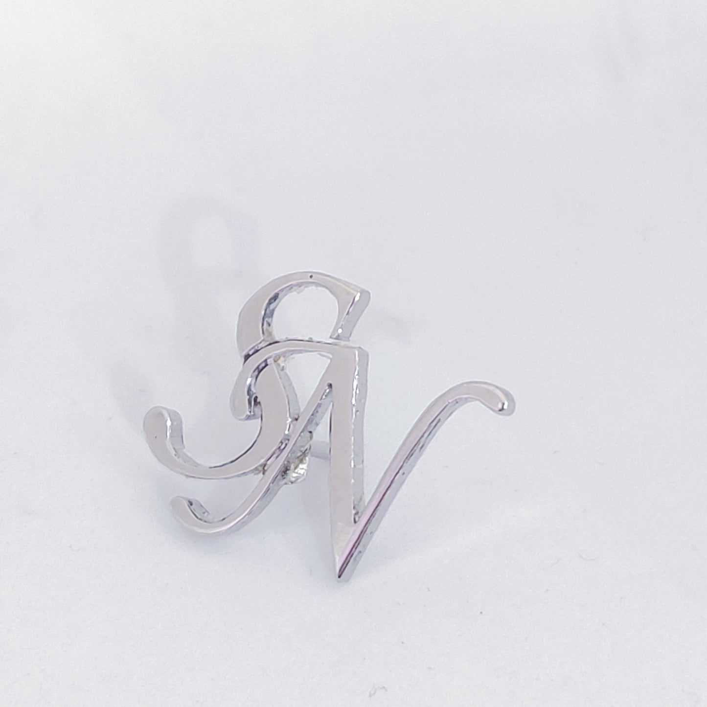 SN Double Initial Lapel Pin