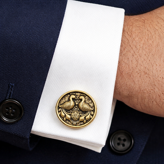 Mayur Heritage Antique Gold Cufflinks