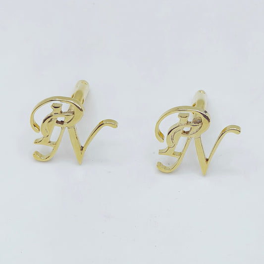 PN Double Initial Cufflinks