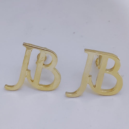 JB Double Initial Cufflinks