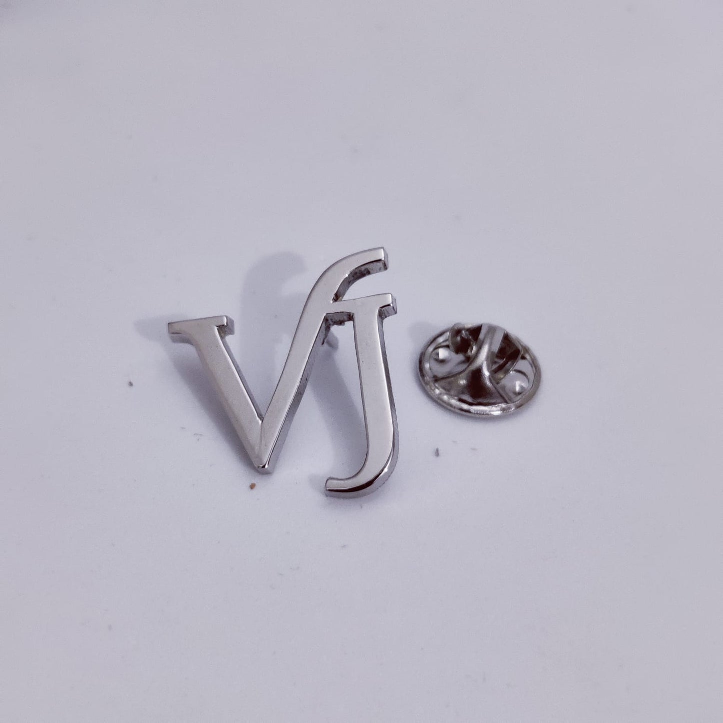 VJ Double Initial Lapel Pin