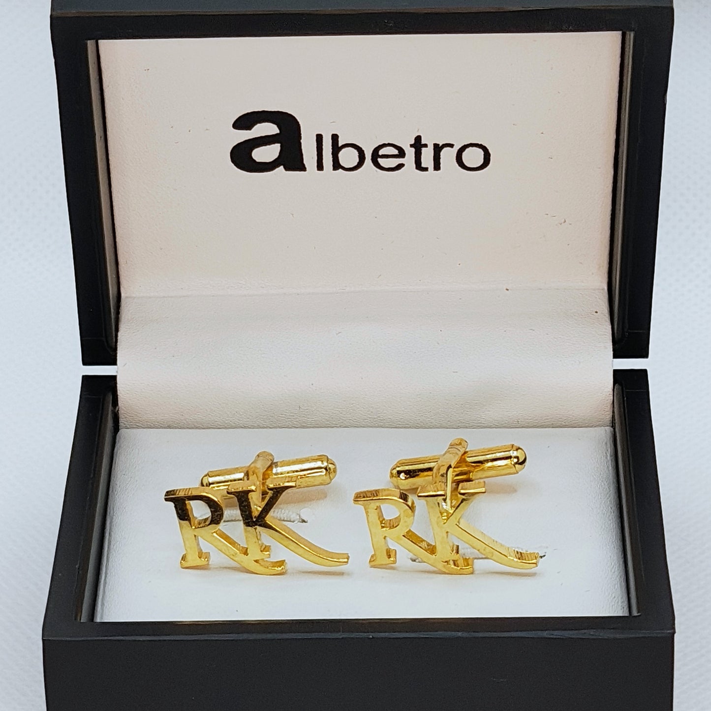 RK Double Initial Cufflinks
