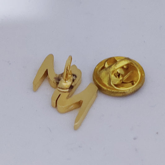 NM Double Initial Lapel Pin