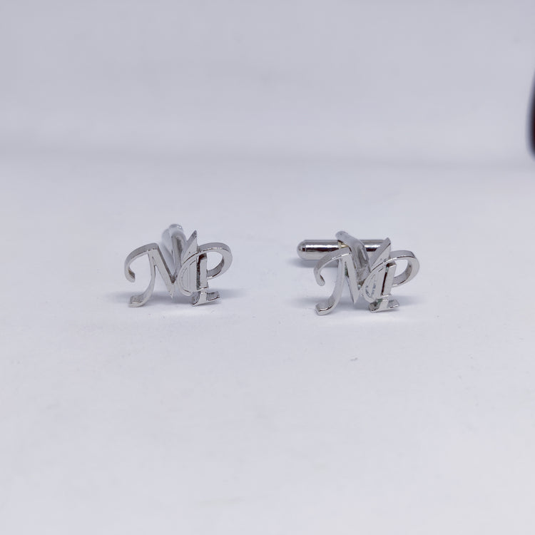 MP Double Initial Cufflinks