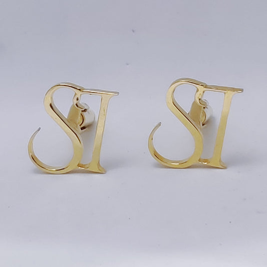 SI Double Initial Cufflinks