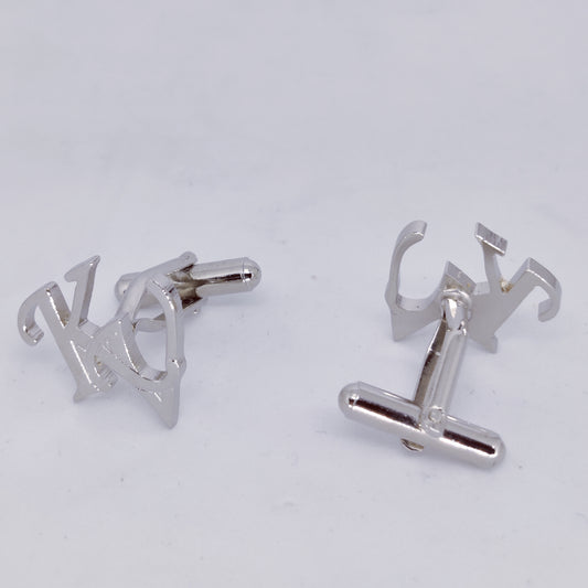 KV Double Initial Cufflinks