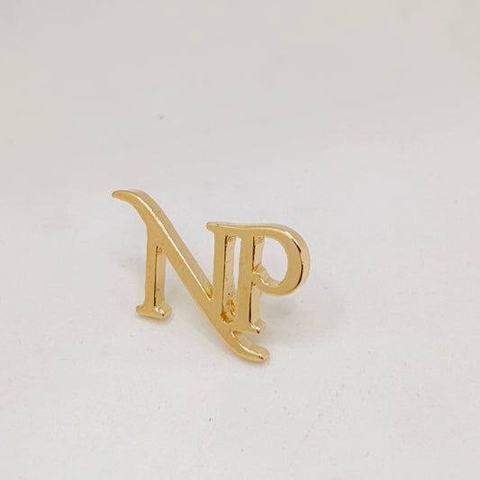 NP Double Initial Lapel Pin