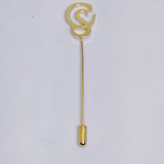 CS Double Initial Lapel Pin