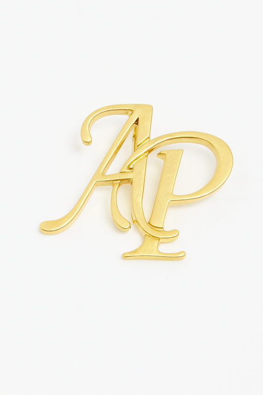 AP Double Initial Lapel Pin