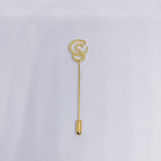 CS Double Initial Lapel Pin