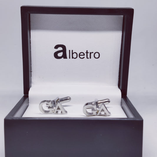 GA Double Initial Cufflinks