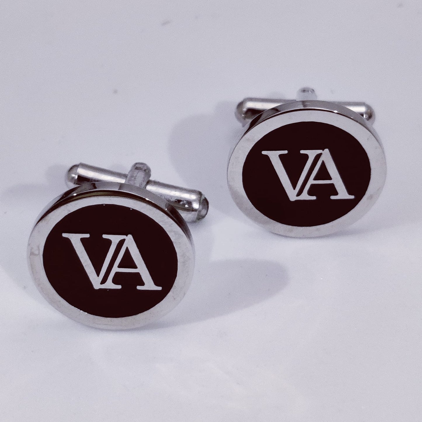 VA Initial Monogram Cufflinks