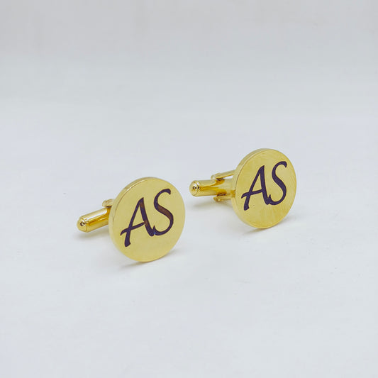 AS engraved Cufflinks