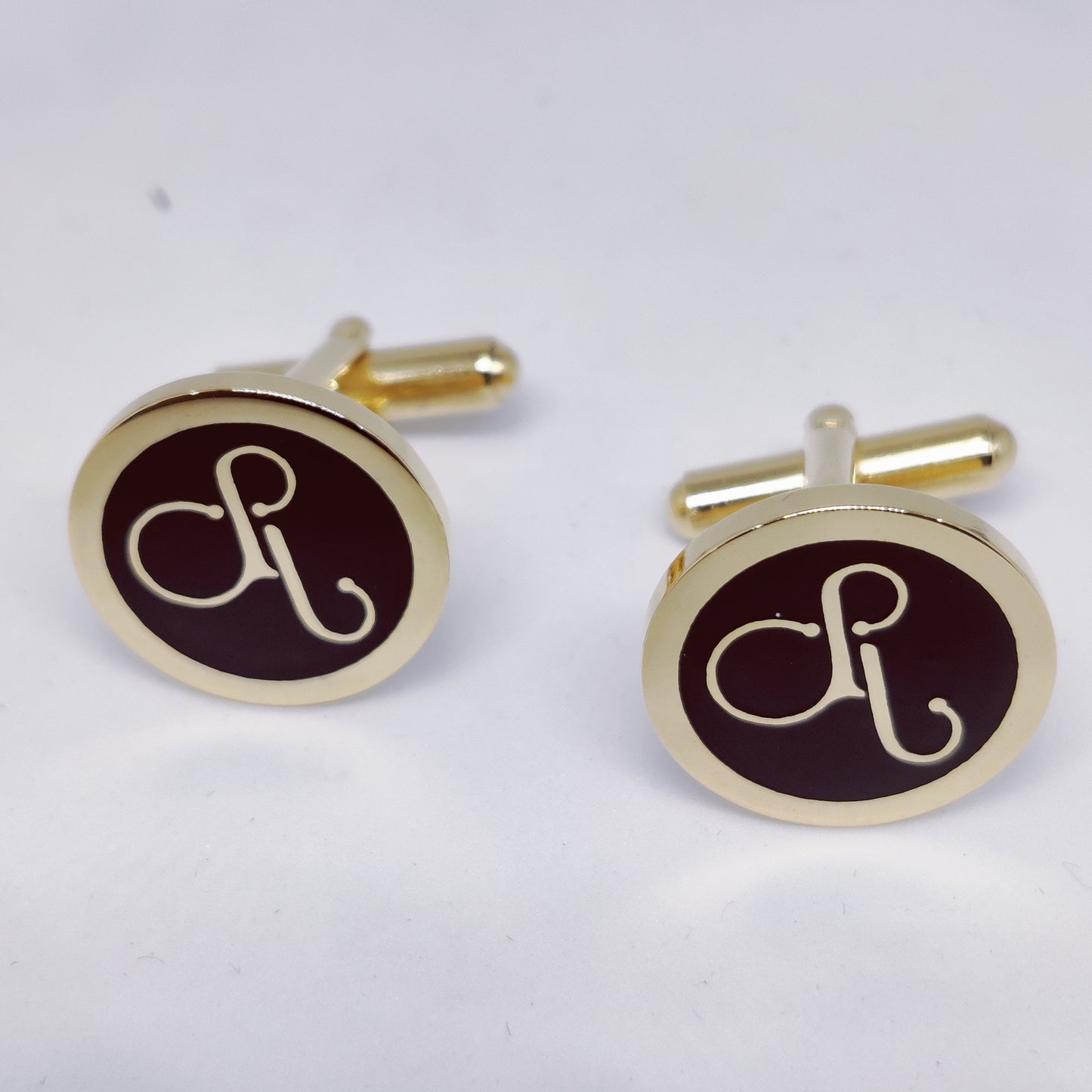 SA initial monogram cufflinks