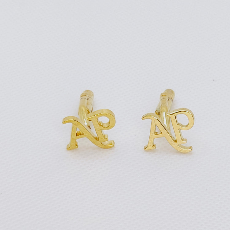AP Double Initial Cufflinks