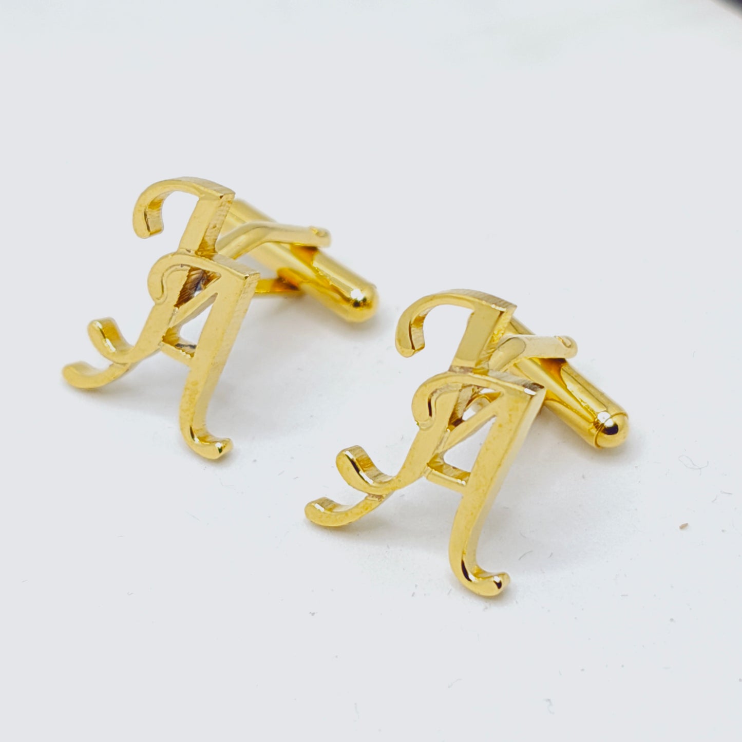 JA Double Initial Cufflinks