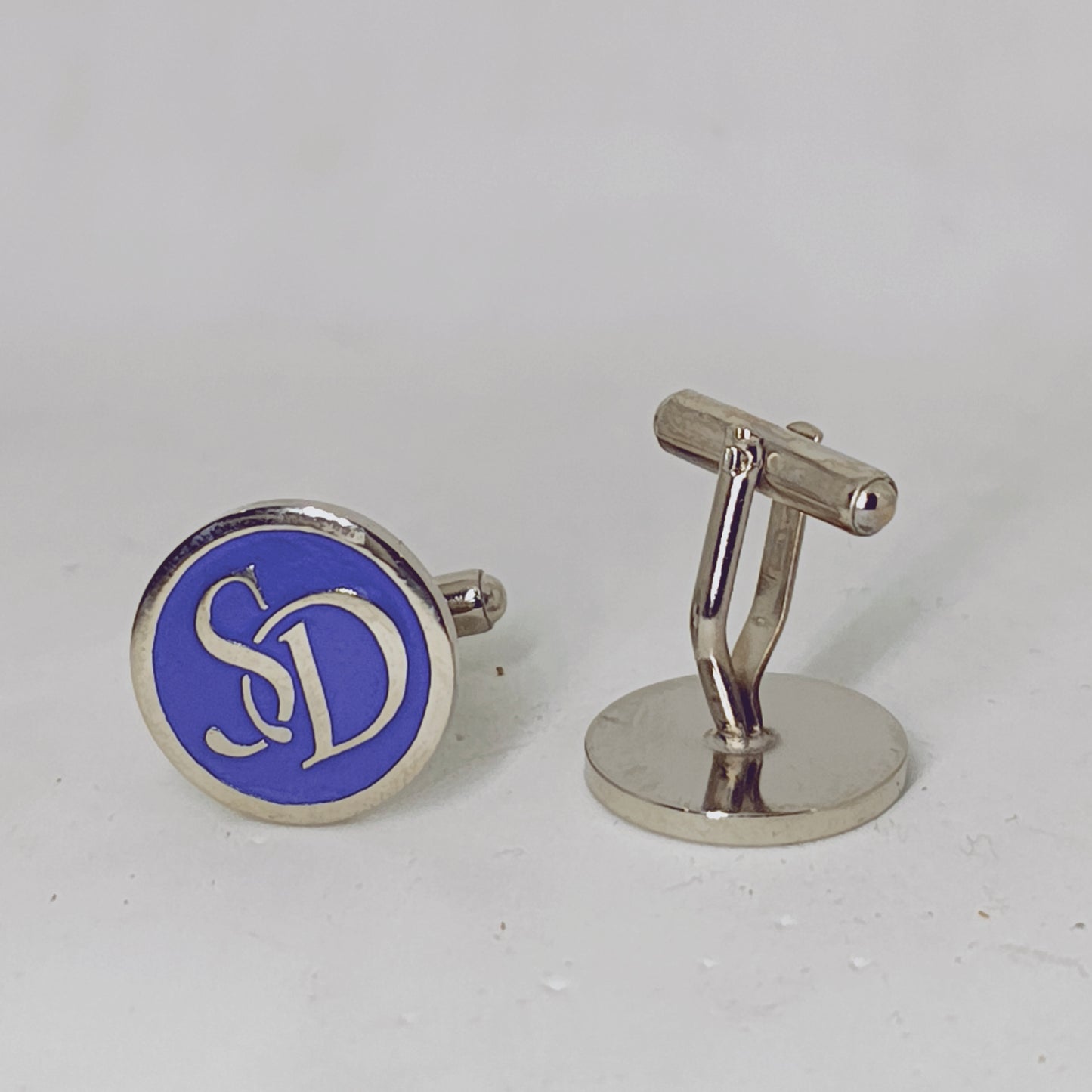 SD initial monogram cufflinks