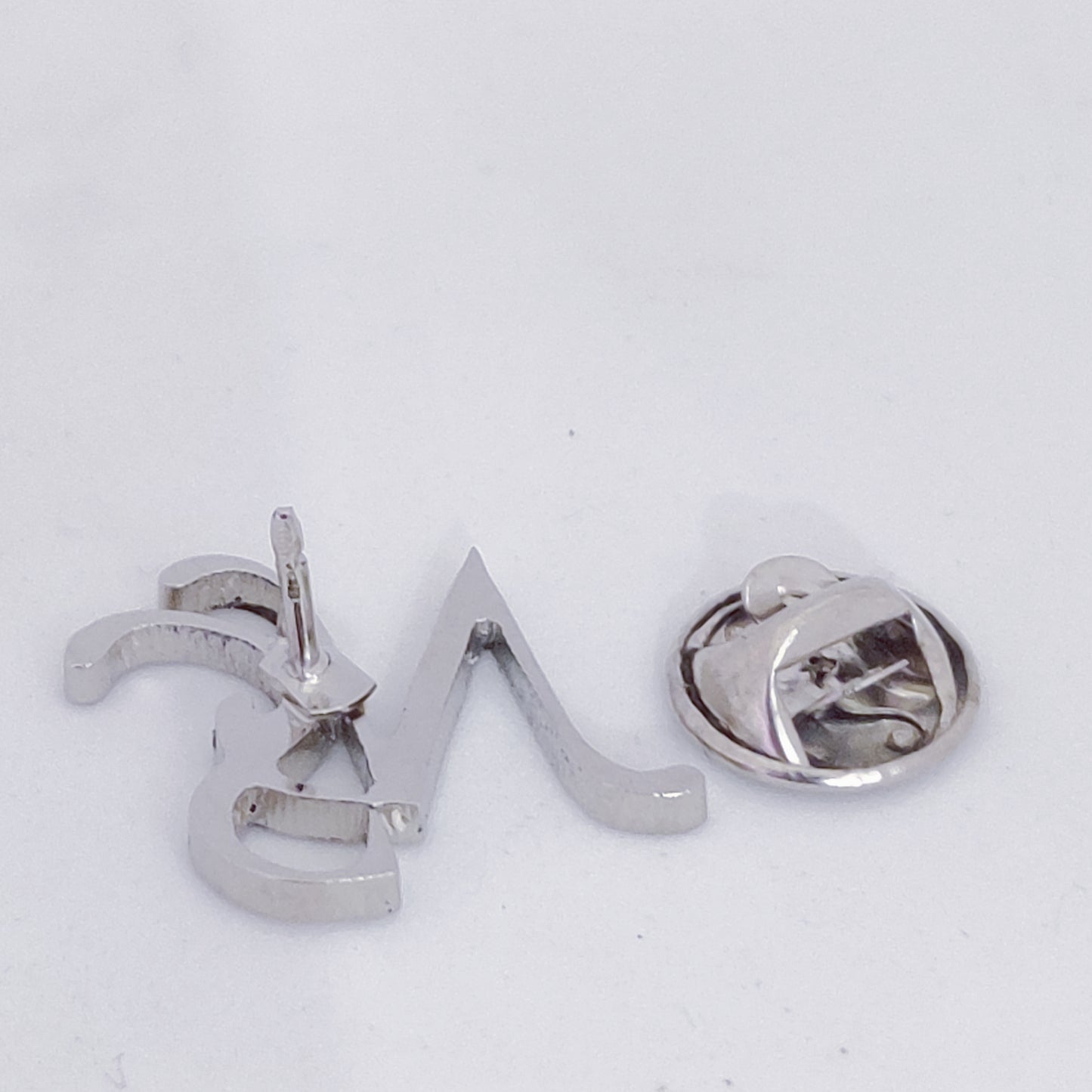 SN Double Initial Lapel Pin