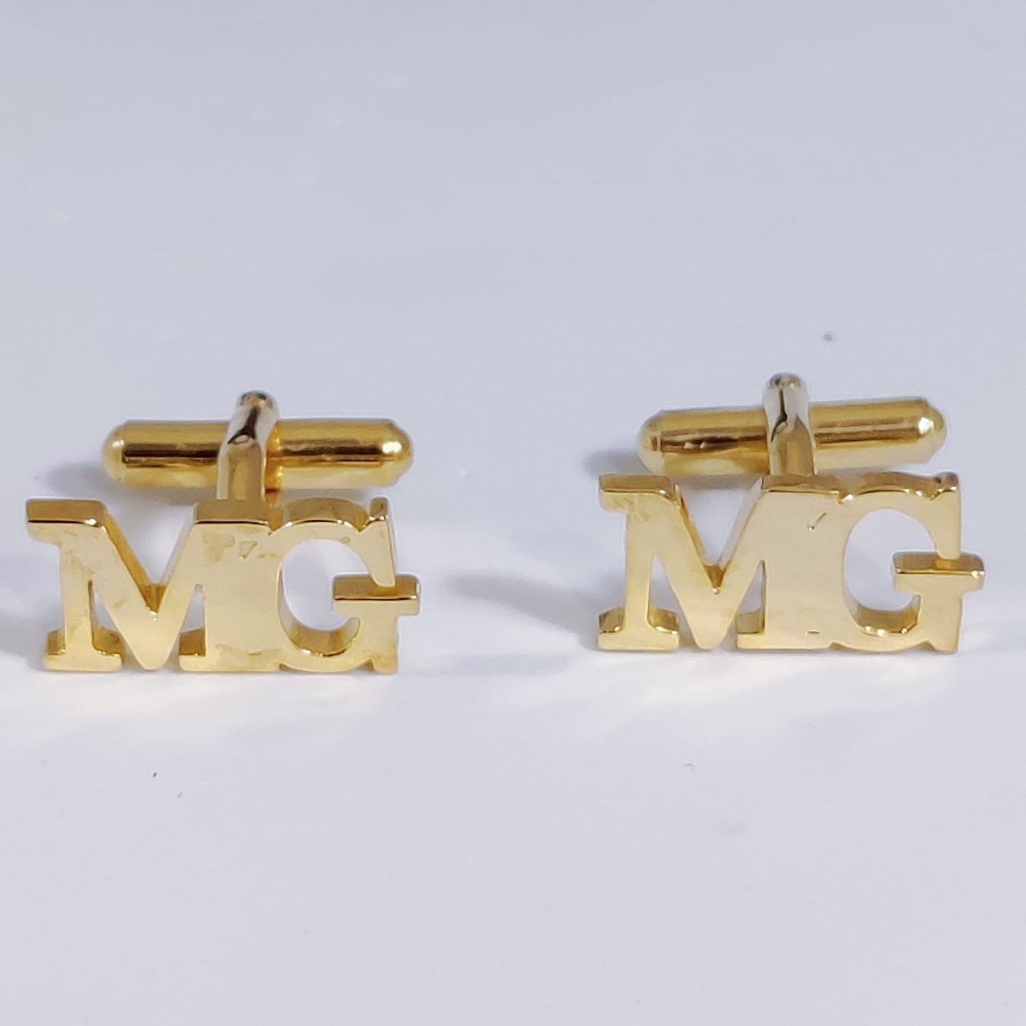 MG Double Initial Cufflinks