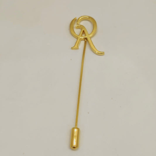 OA Double Initial Lapel Pin