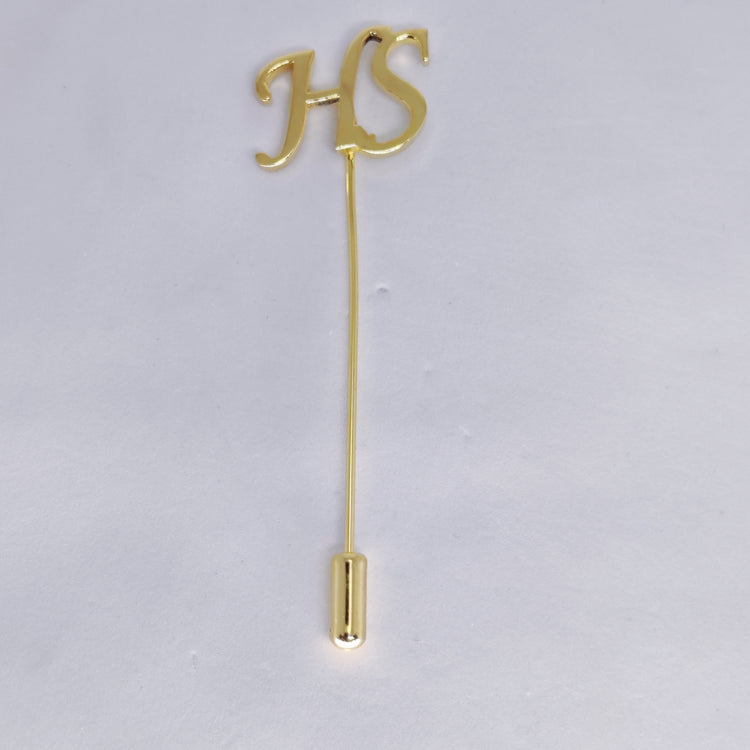 HS Double Initial Lapel Pin