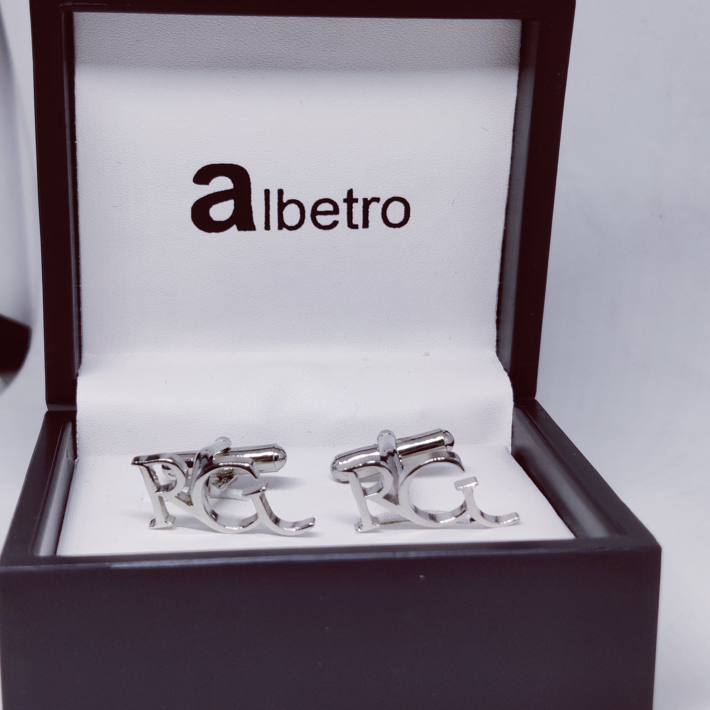 RG Double initial cufflinks