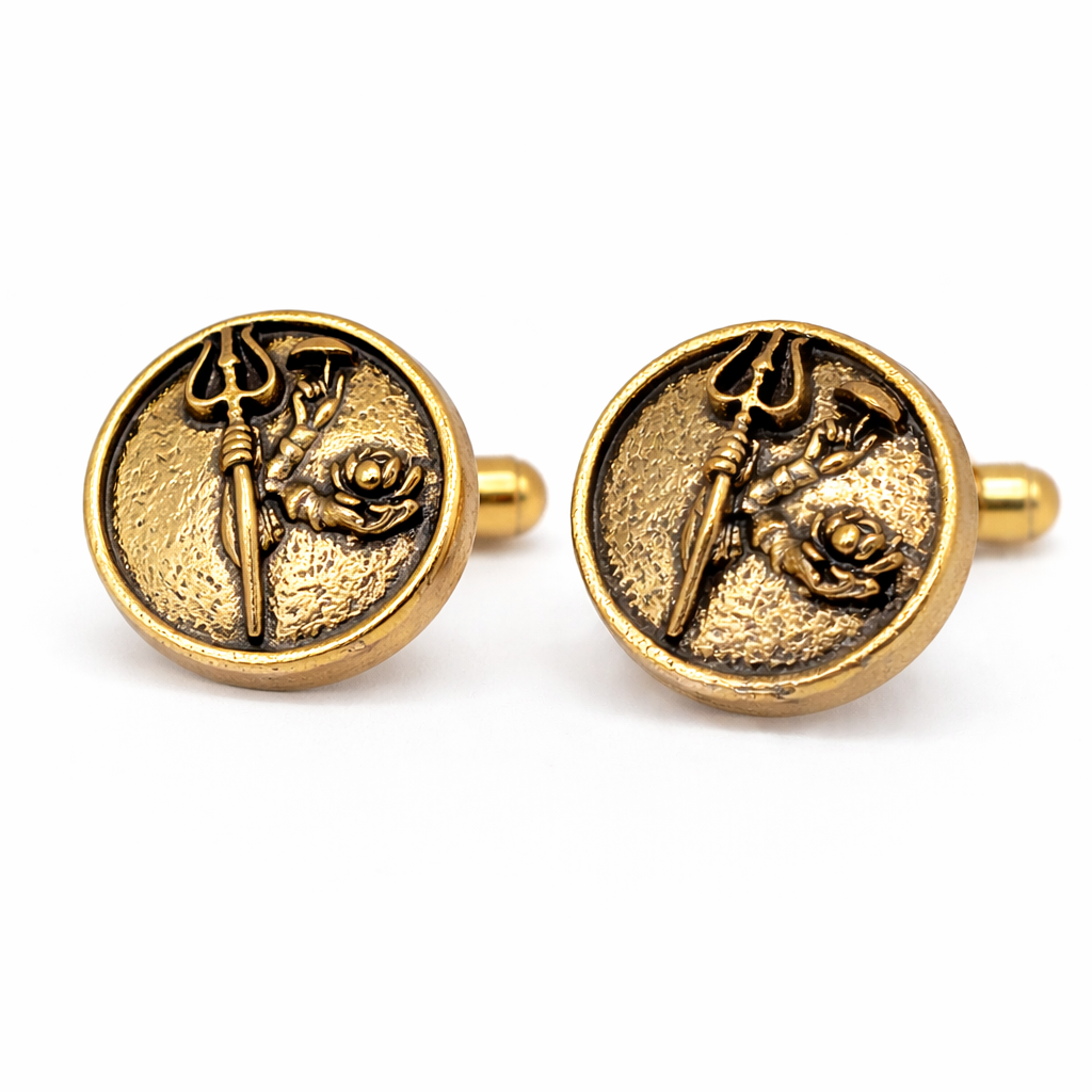 Harihar Antique Gold Cufflinks