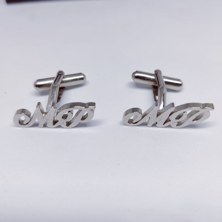 MP Double Initial Cufflinks