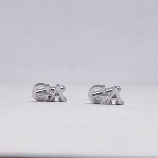 GA Double Initial Cufflinks