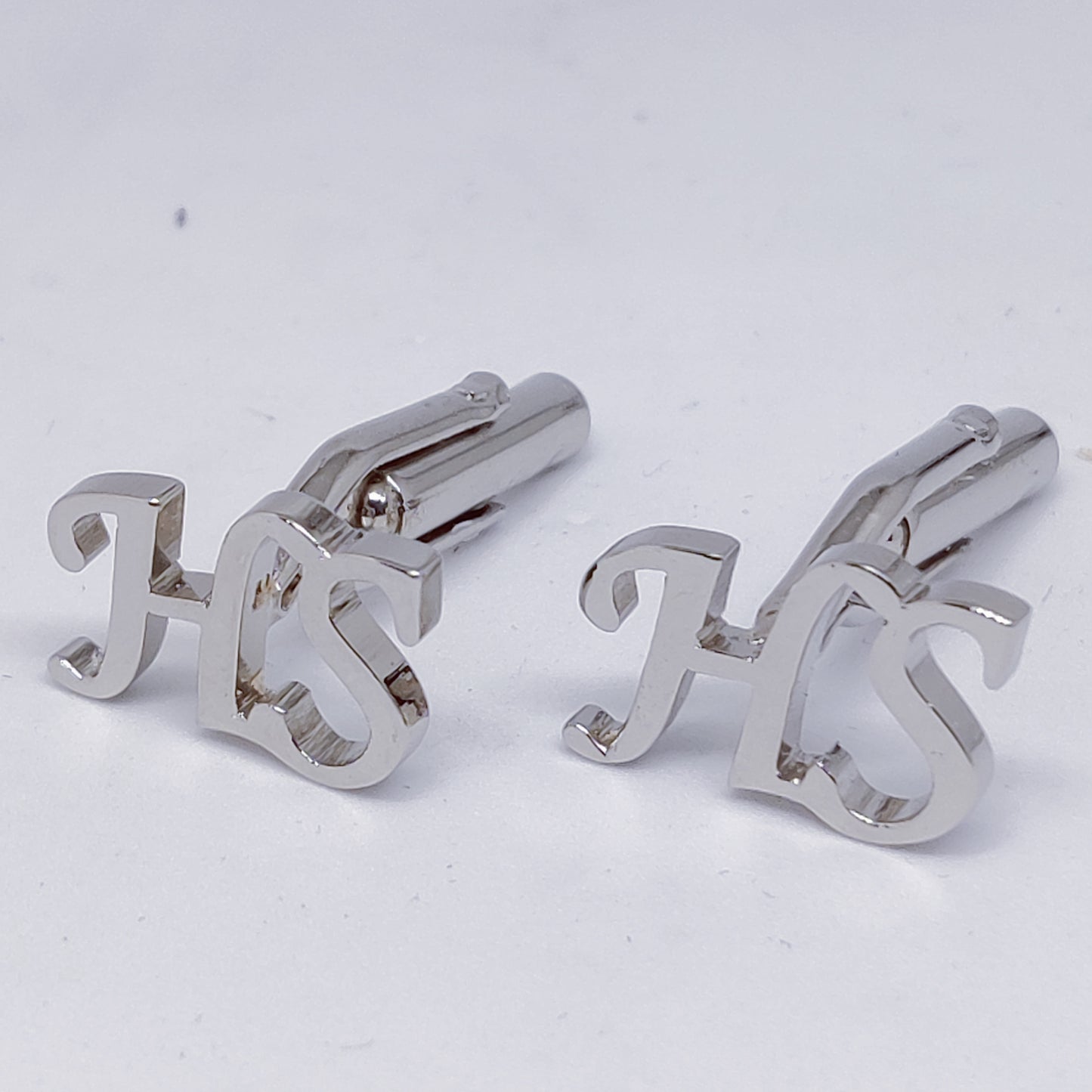 HS Double Initial Cufflinks