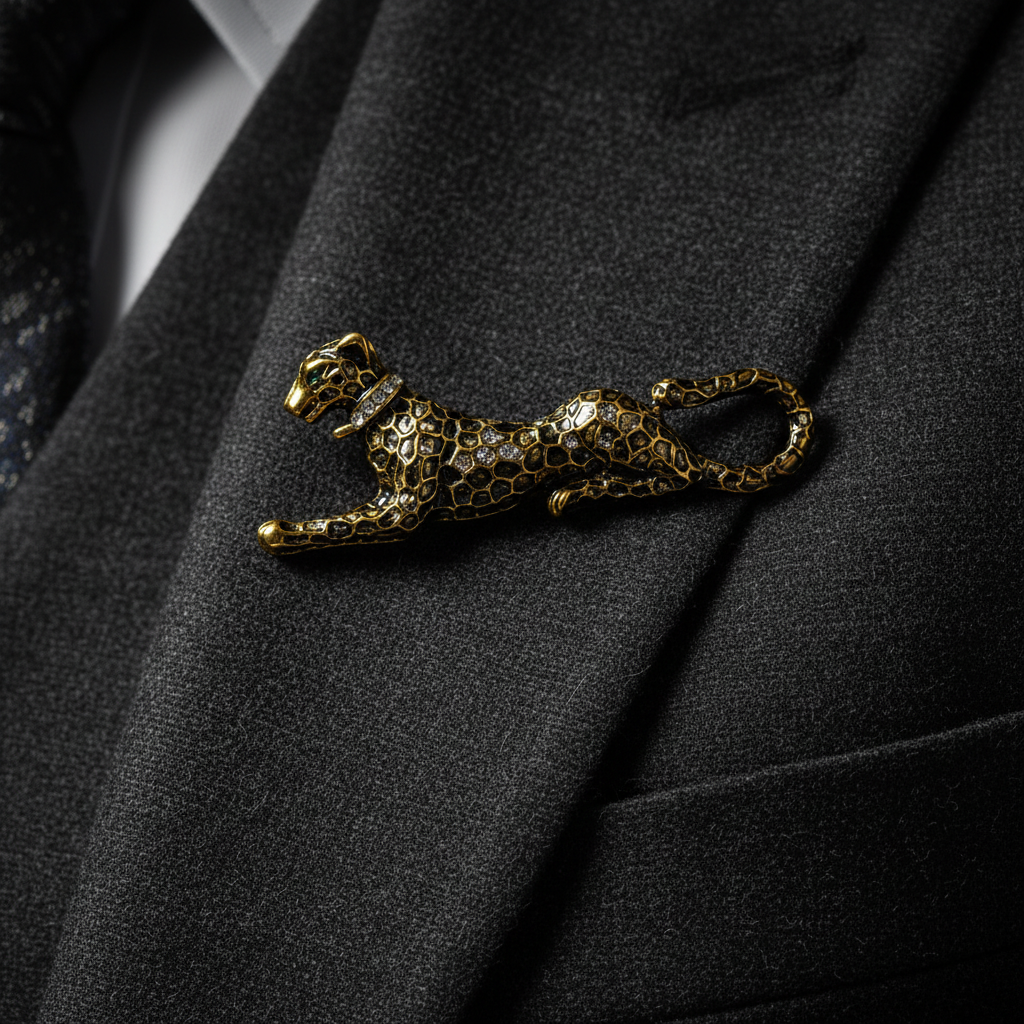Royal Panther Luxe Brooch