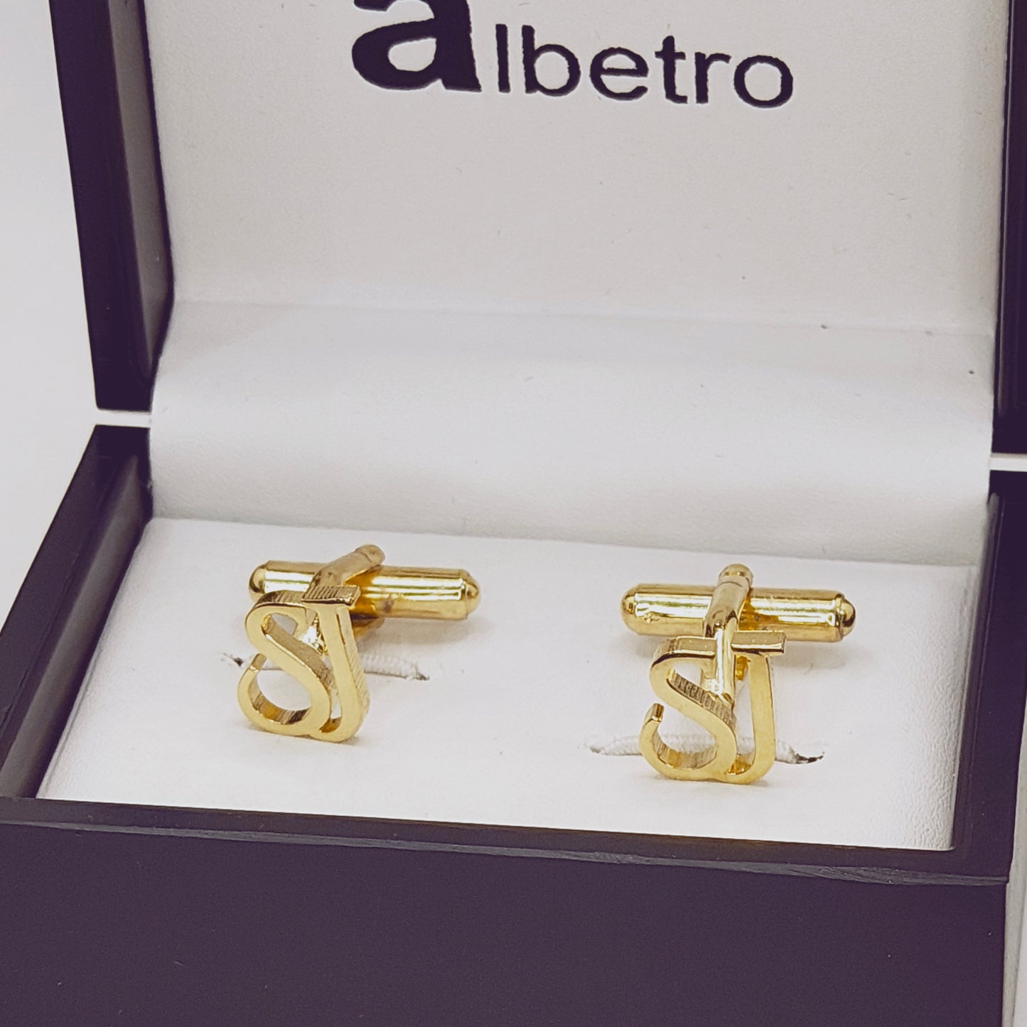 SJ Double Initial Cufflinks