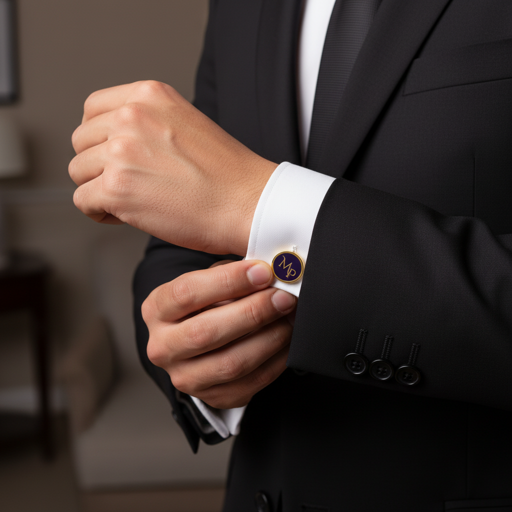 MP Initial Monogram Cufflinks