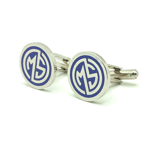 MS Initial Monogram Cufflinks