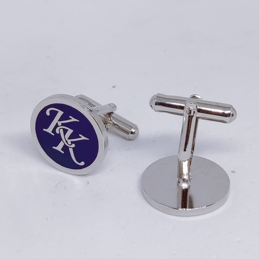 KK Initial Monogram Cufflinks