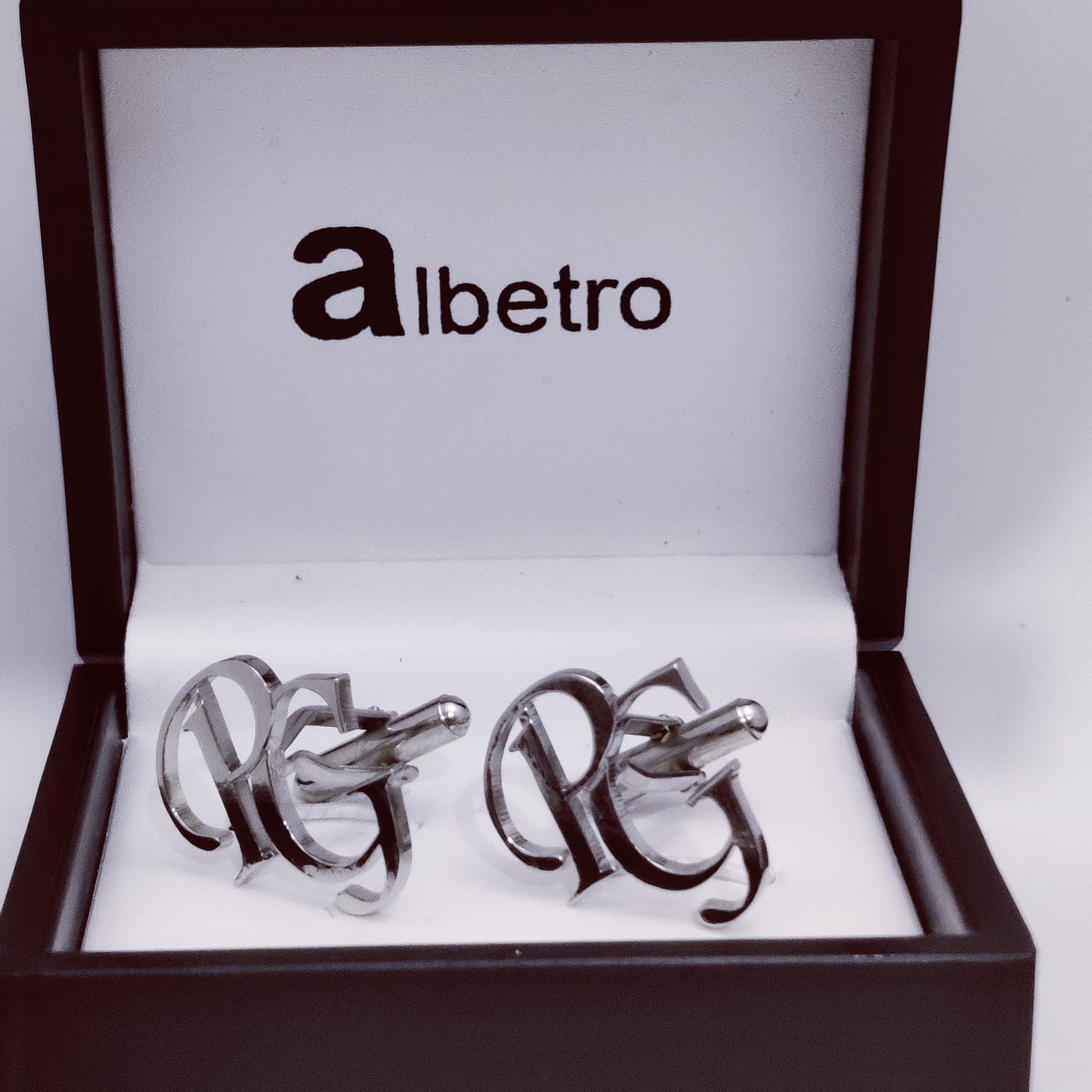 PG Double Initial Cufflinks