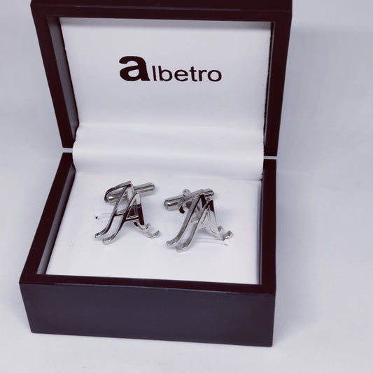 AA Double Initial Cufflinks