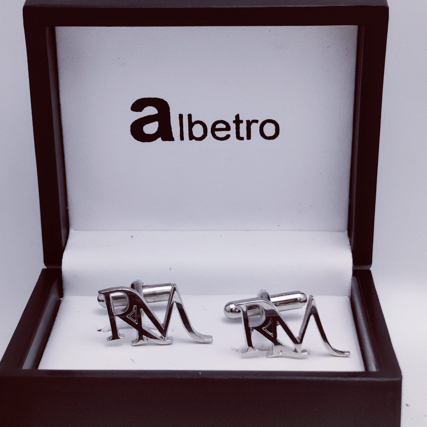 RM Double Initial Cufflinks